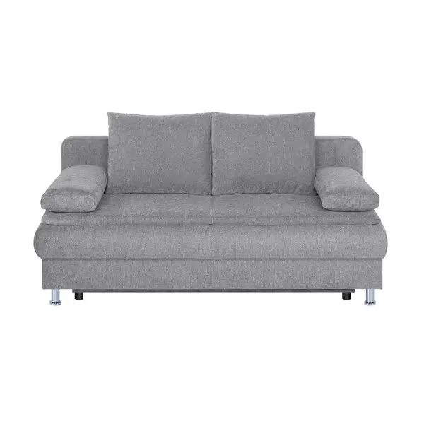 Canapea Extensibilă, textil, material pe bază de lemn, taupe