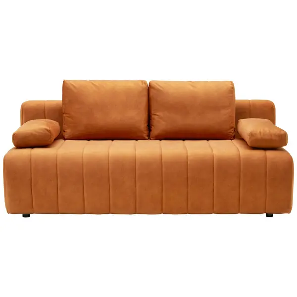 Canapea Extensibilă, textil, ruginiu