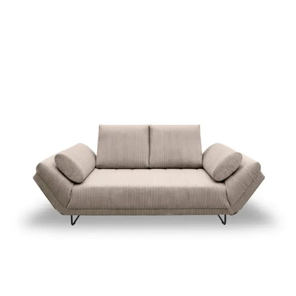 Canapea Extensibilă, textil, taupe