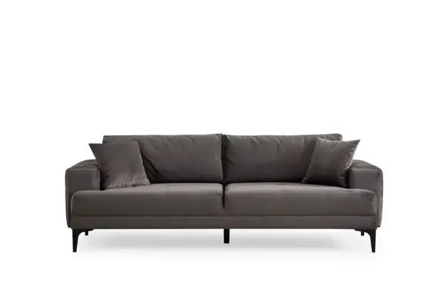 Canapea fixa ASTANA, 3 locuri, antracit, 234x100x78 cm