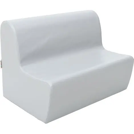 Canapea medie gri din spuma, masura 1, 26 cm inaltime, gradinita