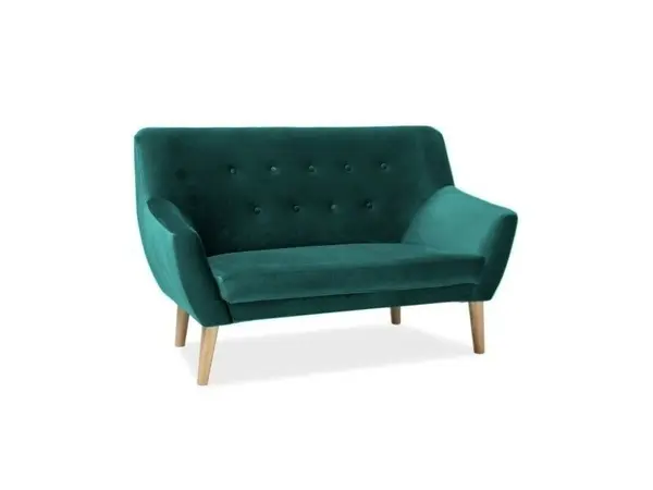 Canapea Nordic 2 velvet verde/fag Blu78