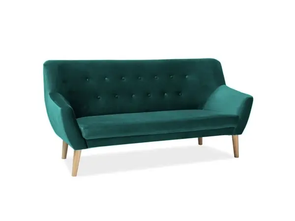 Canapea Nordic 3 velvet verde/fag Blu78