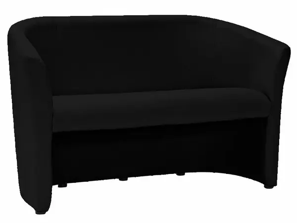 Canapea TM-2 piele ecologica negru/wenge EK14