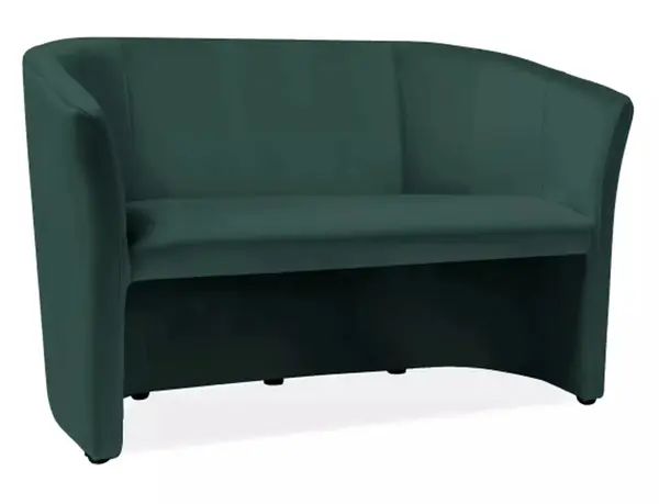 Canapea TM-2 velvet verde/wenge Blu78