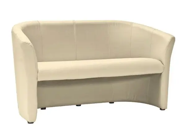 Canapea TM-3 piele ecologica crem/wenge EK0