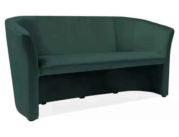 Canapea TM-3 velvet verde/wenge Blu78