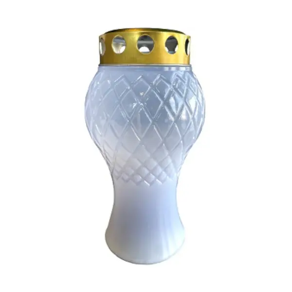 Candela din Plastic Alb, 70 Ore