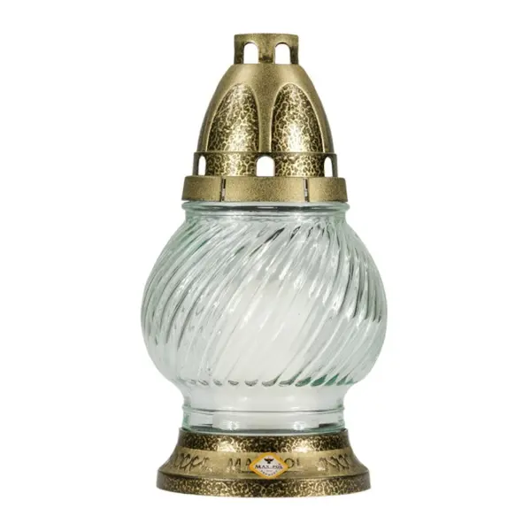 Candela din Sticla 611 Max-Pol Mix Culori, 18 Ore