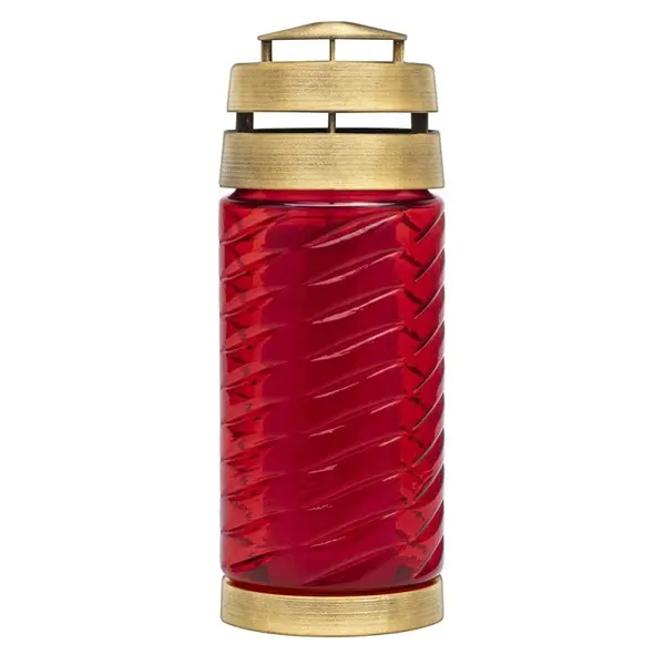 Candela din Sticla Bolsius Longing, Timp Ardere 50 Ore, Rosie