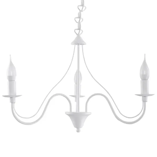 Candelabru 3 Minerwa Alb 60x60x80 cm