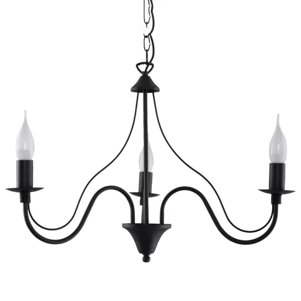 Candelabru 3 Minerwa Negru 60x60x80 cm