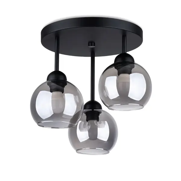 Candelabru Alino Negru 35x35x35 cm