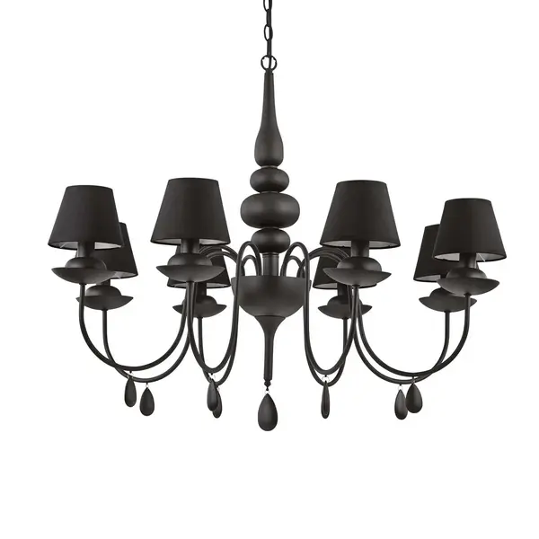 Candelabru BLANCHE 8 - Negru