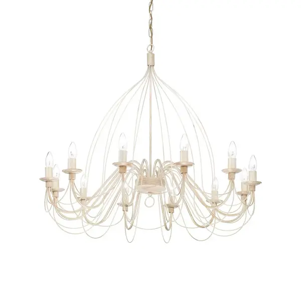 Candelabru CORTE 12 - Alb