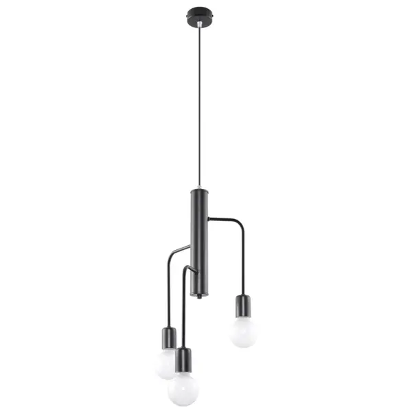 Candelabru Duomo Negru 25x25x100 cm