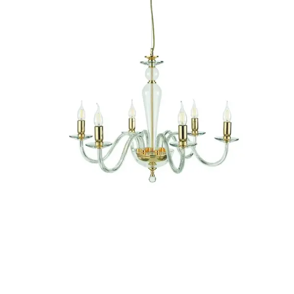 Candelabru GANY L6 - Alb/Gold