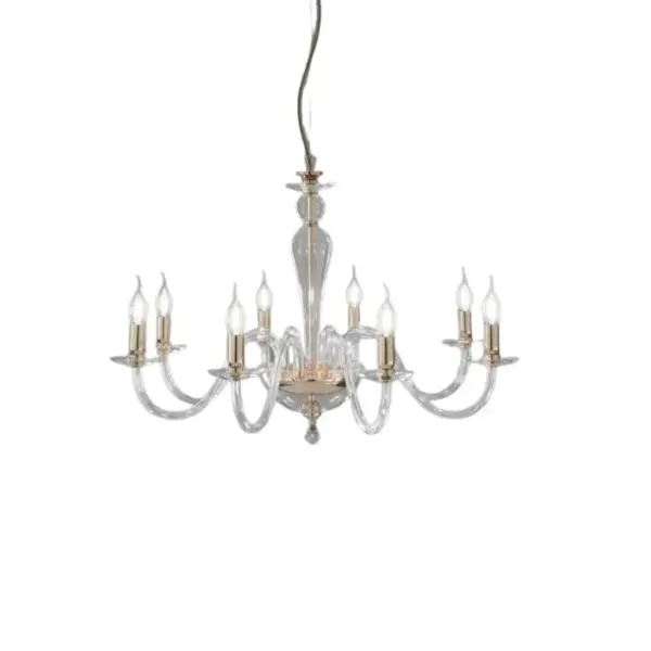 Candelabru GANY L8 - Alb/Gold