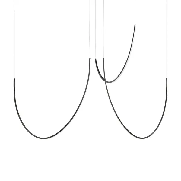 Candelabru LED Alvar 3 Negru 3000K 150x150x260 cm