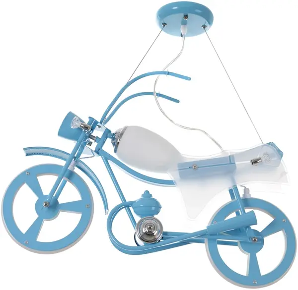 Candelabru LED Elbulgaria - Wheels 2650 bl, 52W+1xE14+1xMR11, albastru