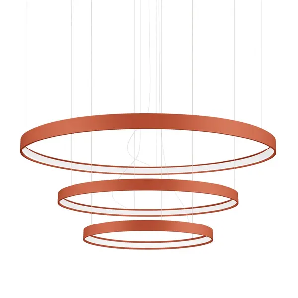 Candelabru LED Rio 3 Rosu 3000K 110x110x150 cm