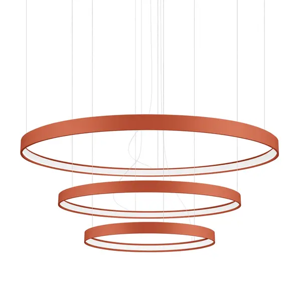 Candelabru LED Rio 3 Rosu 4000K 110x110x150 cm