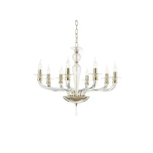 Candelabru LUCIA L8 - Alb/Gold