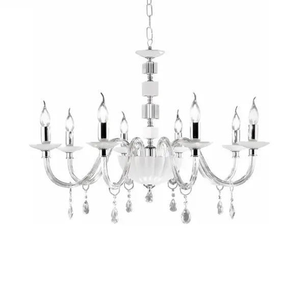 Candelabru LYDIA L8 - Alb