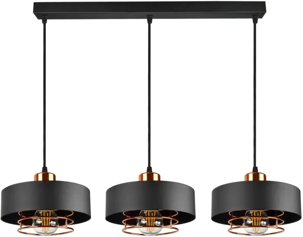 Candelabru Orno - Chiro, IP20, E27, 3 x 60W, 230V, negru