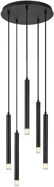 Candelabru Rabalux - Ramira 72360, G9, 5x max 5W, negru
