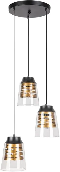 Candelabru Rabalux - Zenaida 3545, IP20, E27, 3 x 60W, 230V, negru mat