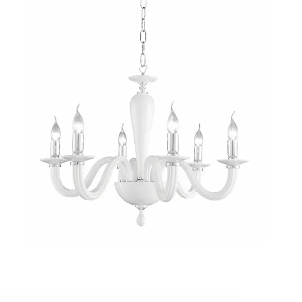Candelabru RAFFA L6 - Alb