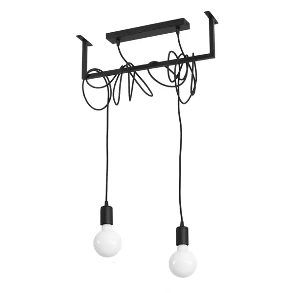 Candelabru Salamanca Negru 50x10x150 cm