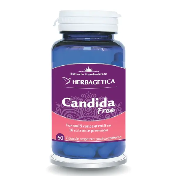 Candida Free, 60 capsule, Herbagetica
