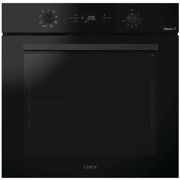 CANDY Cuptor electric incorporabil Candy CA6 NP3T3EHTB, clasa A+, Multi-level, Easy Steam, 78 litri, Hidrolitic, 9 functii, Display + 2 selectoare, soft close, raft telescopic, Negru