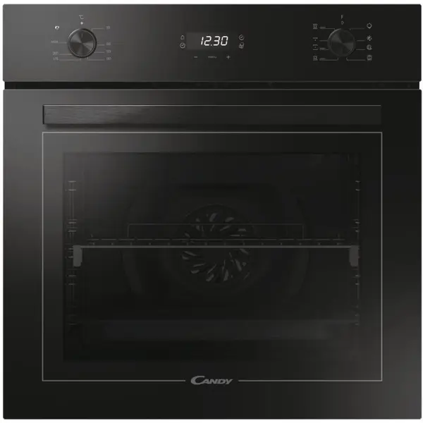CANDY Cuptor incorporabil Candy Idea FCM955NRL-C, Electric, 70 l, Grill, Curatare pirolitica, Timer, 9 functii, Clasa A, Negru