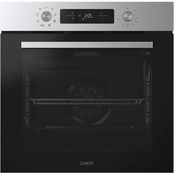 CANDY Cuptor incorporabil Candy Titanium CA6 NP3T3HTB, Electric, 78 litri, Curatare Hidrolitica, 9 functii, Butoane Push-pull, Softclose, Clasa A+, Inox