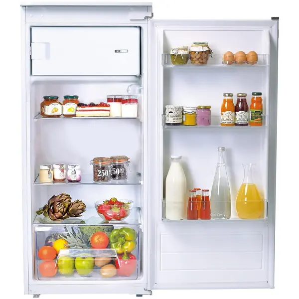 CANDY Frigider cu 2 usi incorporabil Candy Krio Suite CIO 225 EE/N, 179 l, Clasa E, Lumina LED, H 122.1 cm, Alb