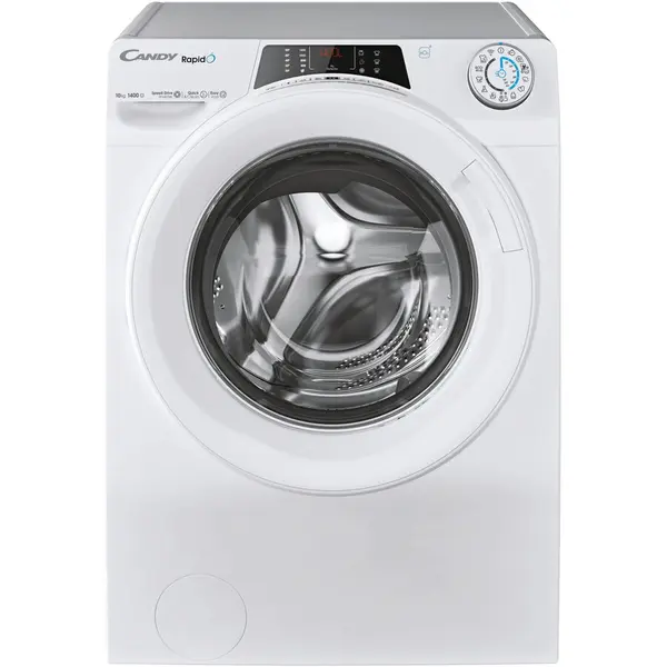 CANDY Masina de spalat rufe Candy Rapido RO 14104DWMT/1-S, 10 kg, 1400 rpm, Clasa A, Wi-Fi, Bluetooth, Motor Inverter, Quick & Clean, Steam, Alb