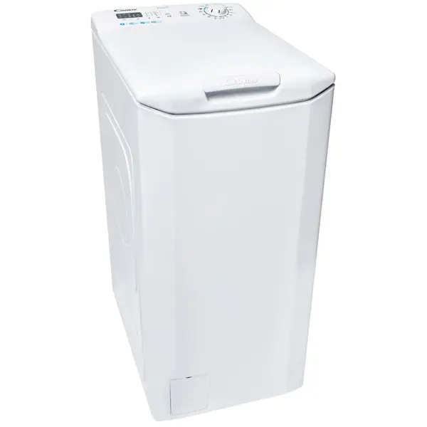 CANDY Masina de spalat rufe cu incarcare verticala Candy CST 27LE/1-S, 7 kg, 1000 RPM, Clasa F, Mix Power Systems, Kg Detector, Gentle touch opening, Alb