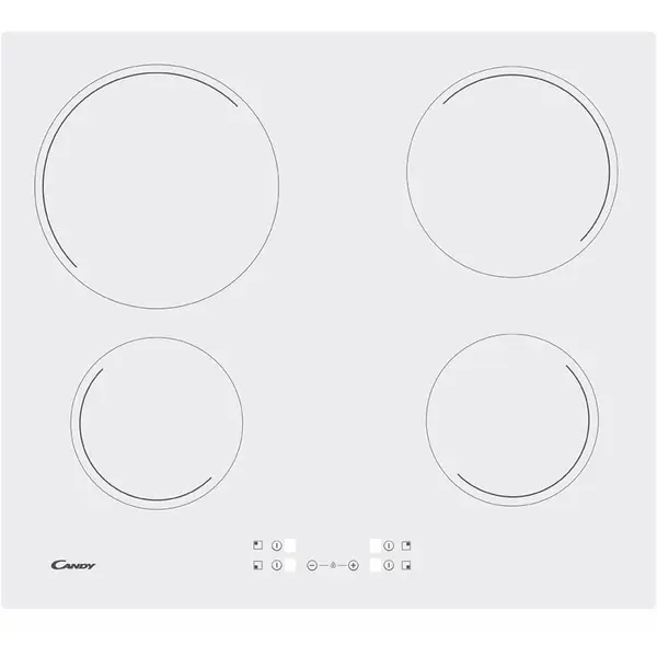 CANDY Plita ceramica Candy CH 64 CCW Putere 6,5 kW 4 arzatoare Control tactil, Alb