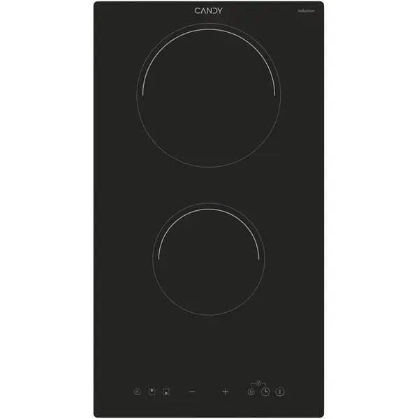 CANDY Plita cu Inductie Candy CID 30/1, 30 cm, 2 Zone, Touch Control, Functie Boost, Timer, Sticla Vitroceramica Neagra