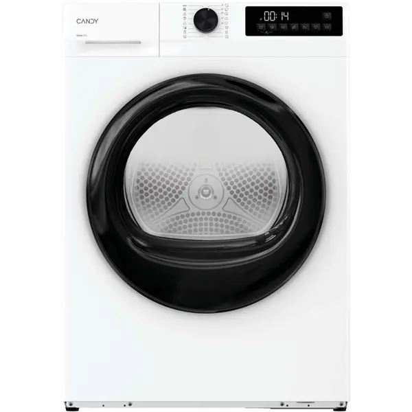 CANDY Uscator de rufe Candy GDL 8N1B-S, Pompa de caldura, Easy Iron Plus, AI Smart Move, Soft Touch, Memo, 8 kg, 16 programe, Clasa E, Alb