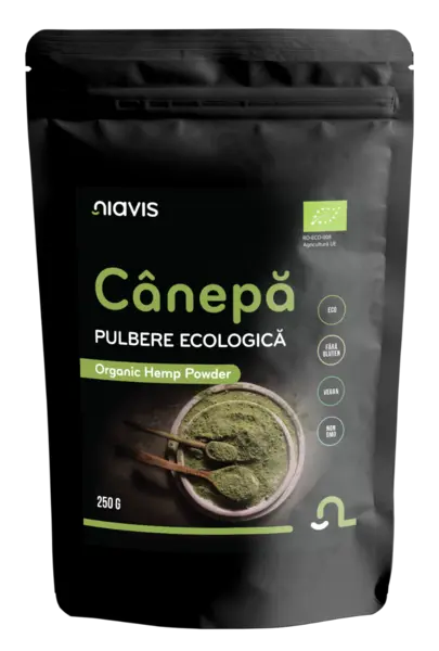 Canepa Pulbere ecologica, 250g, Niavis