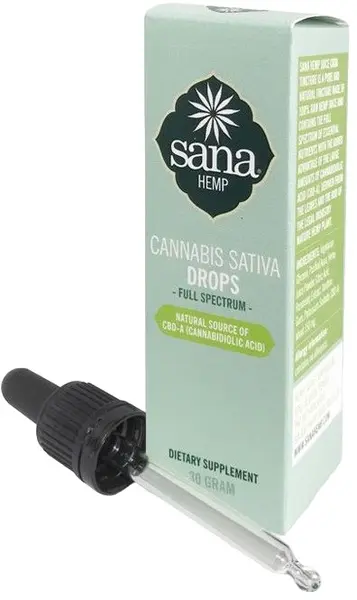 Cannabis Sativa, picături, 5 mg, 30 ml, Sana Hemp