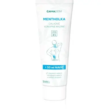 Cannaderm Mentholka hemp lubrication crema pentru masaj cu efect racoritor