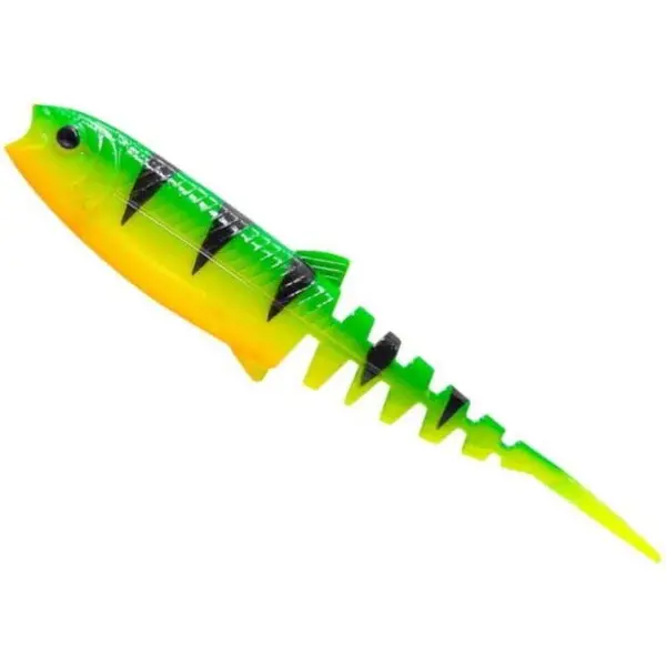 Cannibal Minnow V-Tail 10cm 6.5g Firetiger 4buc