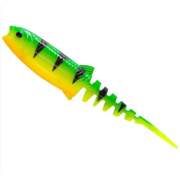 Cannibal Minnow V-Tail 8cm 3.4g Firetiger 3buc