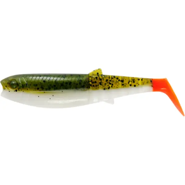 Cannibal Shad 12.5cm 20g Olive Hot Orange 4buc