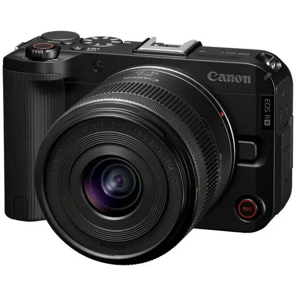 Canon Camera foto Canon EOS R50 V + RF-S, 14-30mm, F4-6.3 IS STM PZ, 24,2 MP, Negru